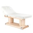 Azzurro 838 Heated 4-Motor Electric Spa Massage Bed - full product view at an angle on a white background