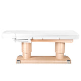 Azzurro 838 Heated 4-Motor Electric Spa Massage Bed - full product view on a white background