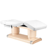 Azzurro 838 Heated 4-Motor Electric Spa Massage Bed - full product view on a white background