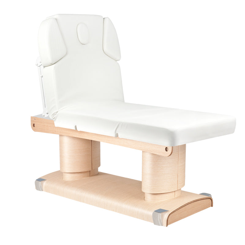 Azzurro 838 Heated 4-Motor Electric Spa Massage Bed - full product view on a white background