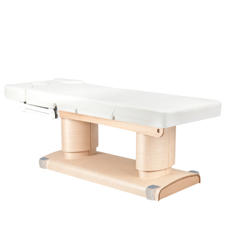 Azzurro 838 Heated 4-Motor Electric Spa Massage Bed - full product view on a white background