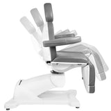 Azzurro 869A 4-Motor Electric Beauty Bed Grey - full product view on a white background