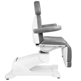 Azzurro 869A 4-Motor Electric Beauty Bed Grey - full product view on a white background