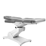 Azzurro 869A 4-Motor Electric Beauty Bed Grey - full product view on a white background