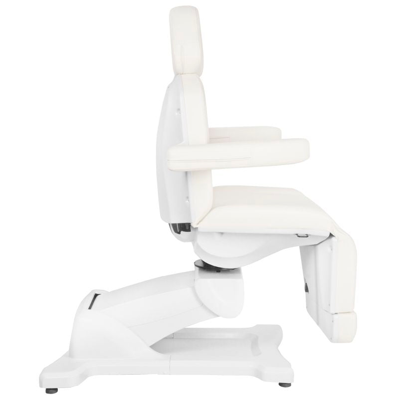 Azzurro 869AS 5-Motor Electric Pedicure Bed White - full product view on a white background
