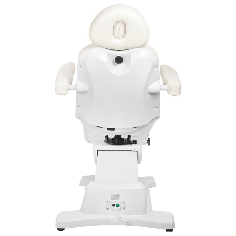 Azzurro 869AS 5-Motor Electric Pedicure Bed White - full product view on a white background