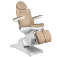 Azzurro 870S 3-Motor Electric Pedicure Chair Cappuccino - full product view at an angle on a white background