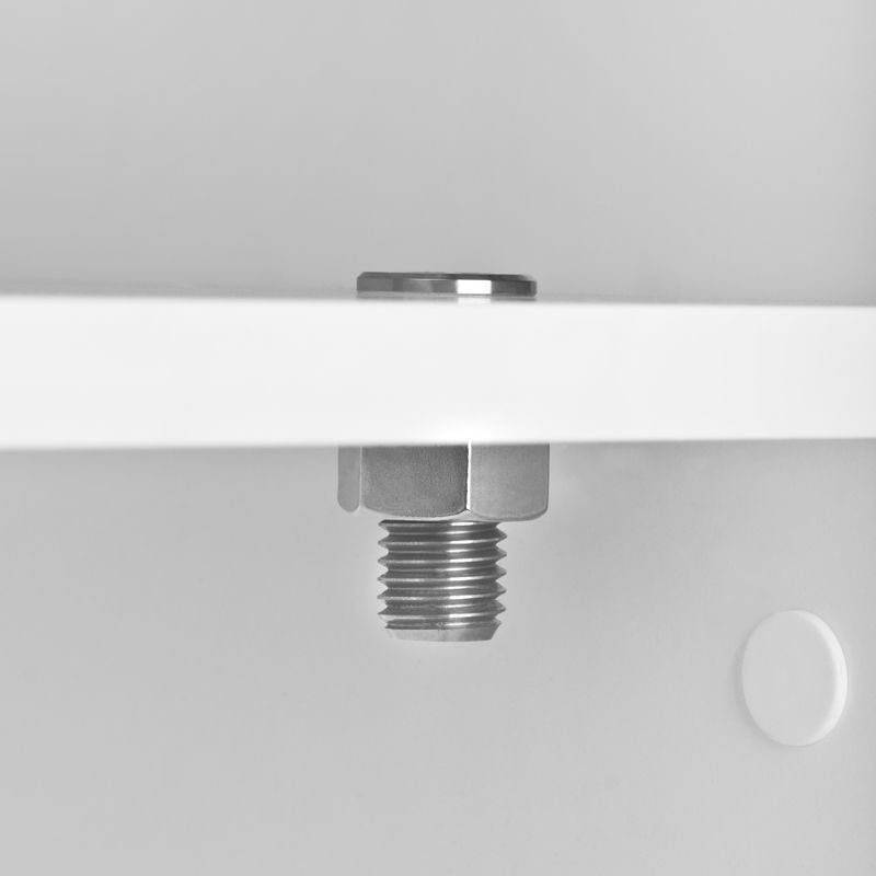 Azzurro Beauty Salon Cabinet Midi 970 White - close-up of a construction detail
