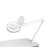 Azzurro Beauty Salon Cabinet Midi 970 White - front view showing the storage and construction details