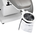 Azzurro F18 Pedicure Dust Collector White - close-up showing treatment handpieces and device components