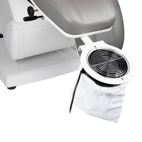 Azzurro F18 Pedicure Dust Collector White - close-up showing treatment handpieces and device components