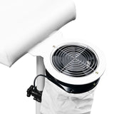 Azzurro F18A Pedicure Dust Collector White - main unit with included components on a white background