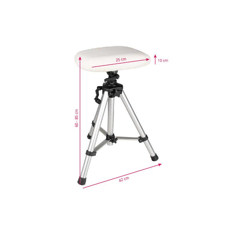 Azzurro Footrest for Pedicure 301 ALU - full product view on a white background