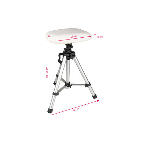 Azzurro Footrest for Pedicure 301 ALU - full product view on a white background
