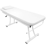 Azzurro Massage Bed 328 White - full product view on a white background