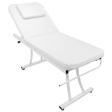 Azzurro Massage Bed 328 White - full product view on a white background
