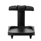 Azzurro Mobile Pedicure Bowl Trolley With Adjustable Footrest Black - mobile pedicure bowl trolley with adjustable padded footrest