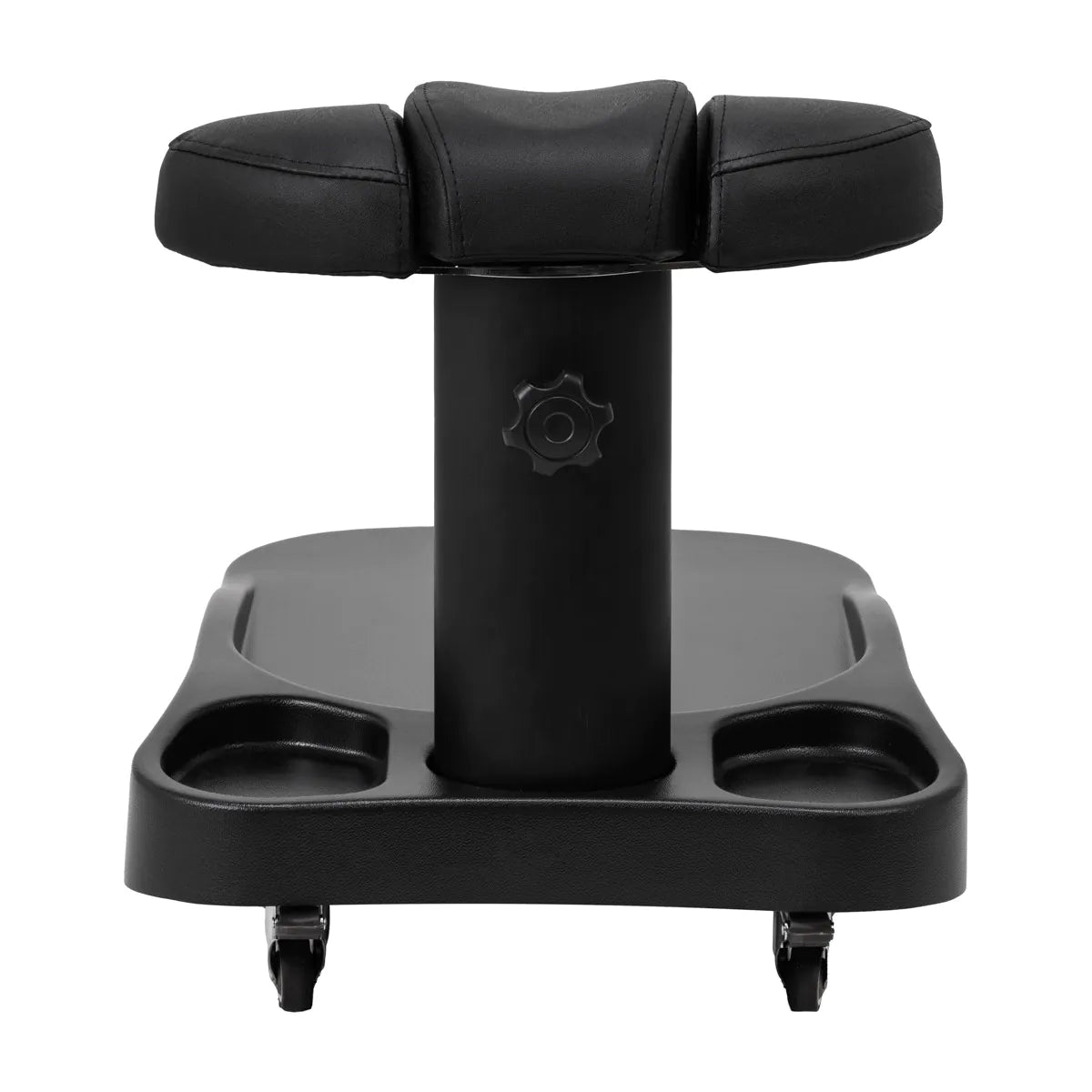 Azzurro Mobile Pedicure Bowl Trolley With Adjustable Footrest Black - mobile pedicure bowl trolley with adjustable padded footrest