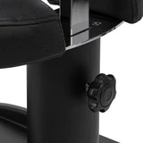 Azzurro Mobile Pedicure Bowl Trolley With Adjustable Footrest Black - mobile pedicure bowl trolley with adjustable padded footrest