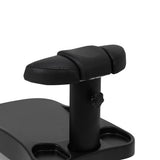 Azzurro Mobile Pedicure Bowl Trolley With Adjustable Footrest Black - mobile pedicure bowl trolley with adjustable padded footrest