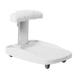 Azzurro Mobile Pedicure Bowl Trolley With Adjustable Footrest White - mobile pedicure bowl trolley with adjustable padded footrest