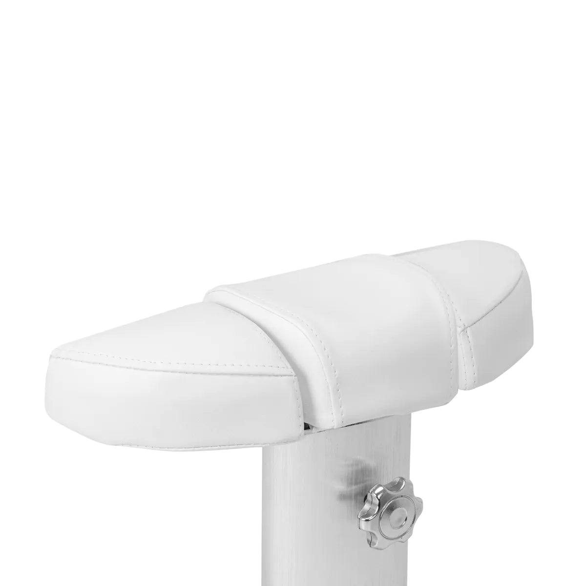 Azzurro Mobile Pedicure Bowl Trolley With Adjustable Footrest White - mobile pedicure bowl trolley with adjustable padded footrest