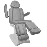 Azzurro 708AS 3-Motor Electric Pedicure Bed Grey - close-up of the upholstery and adjustment details