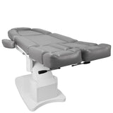Azzurro 708AS 3-Motor Electric Pedicure Bed Grey - full product view on a white background