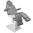 Azzurro 708AS 3-Motor Electric Pedicure Bed Grey - full product view at an angle on a white background