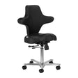 Azzurro Special 152 Beauty Chair Black - full product view at an angle on a white background