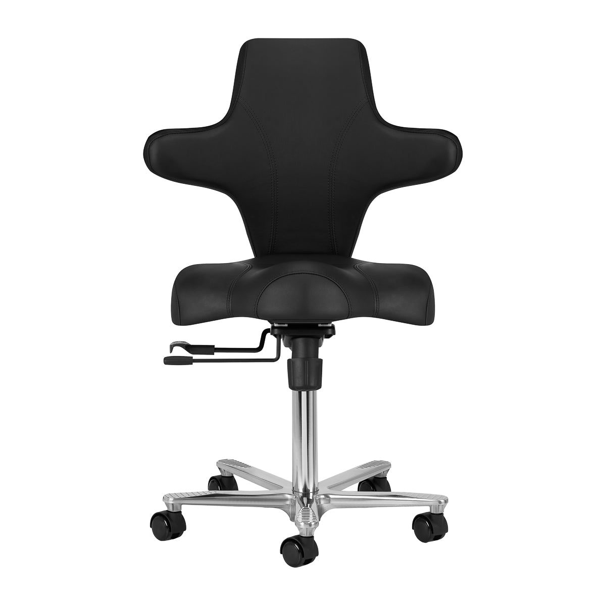 Azzurro Special 152 Beauty Chair Black - full product view on a white background