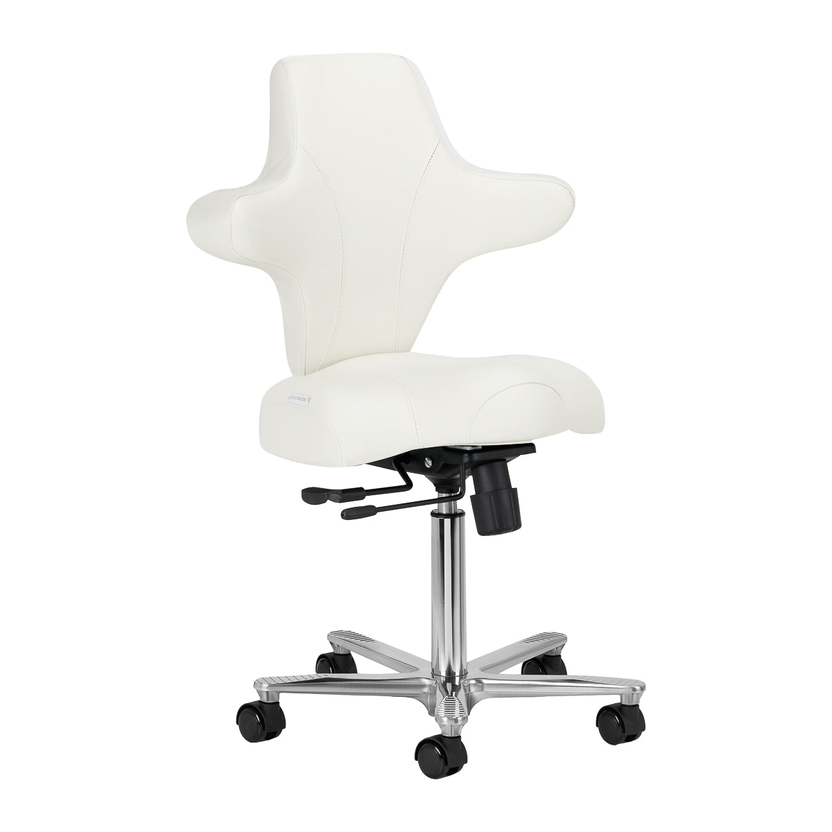 Azzurro Special 152 Beauty Chair White - full product view at an angle on a white background