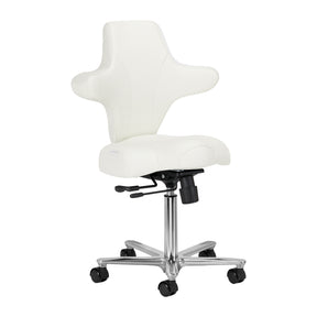 Azzurro Special 152 Beauty Chair White - full product view at an angle on a white background