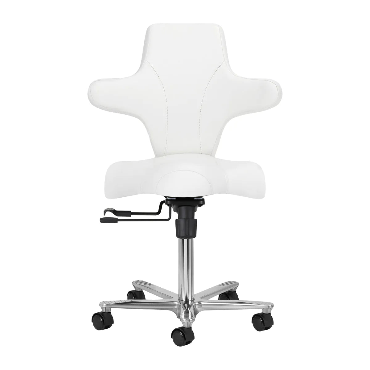 Azzurro Special 152 snow-white salon chair with adjustment controls visible