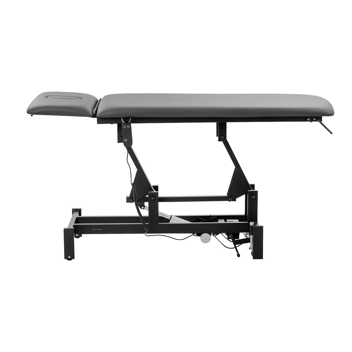 Balance Eso 2 Electric Massage & Physiotherapy Bed Grey - full product view on a white background