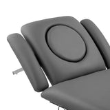 Balance Eso 4 Electric Massage & Physiotherapy Bed Grey - displayed in a professional treatment-room setting