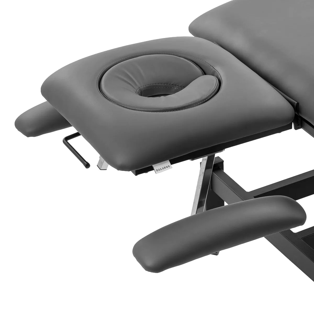Balance Eso 4 Electric Massage & Physiotherapy Bed Grey - displayed in a professional treatment-room setting