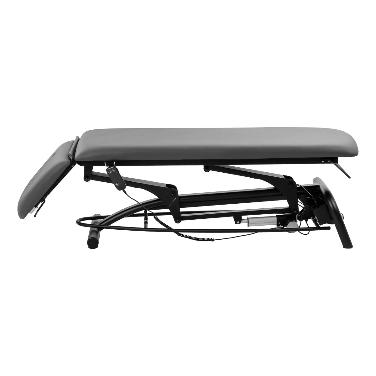 Balance Novus 2 Electric Massage & Physiotherapy Bed Grey - full product view on a white background