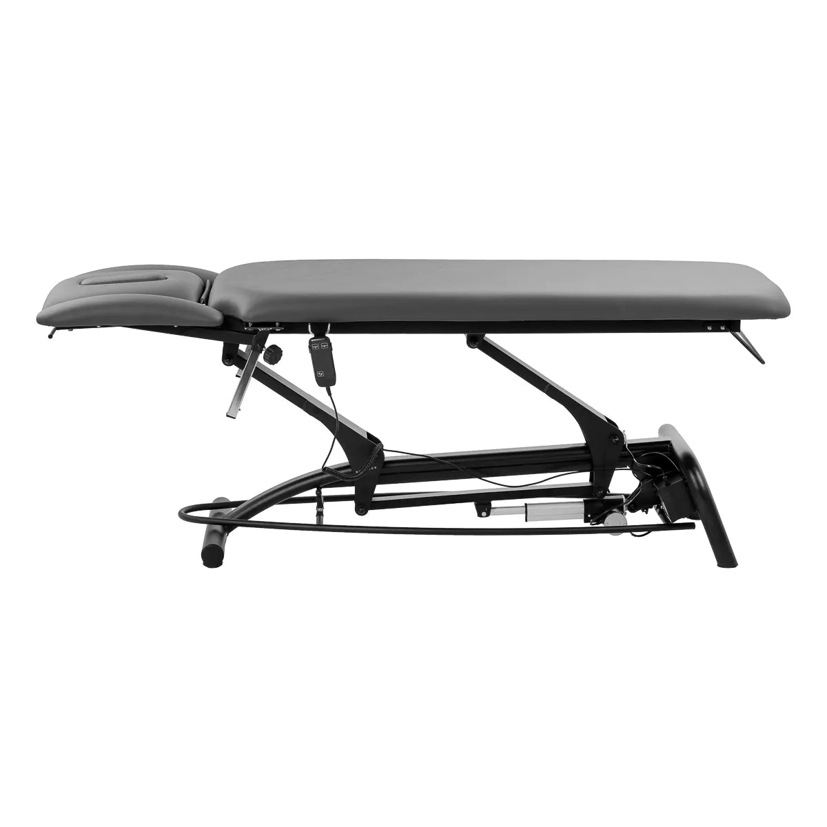 Balance Novus 4 Electric Massage & Physiotherapy Bed Grey - full product view on a white background