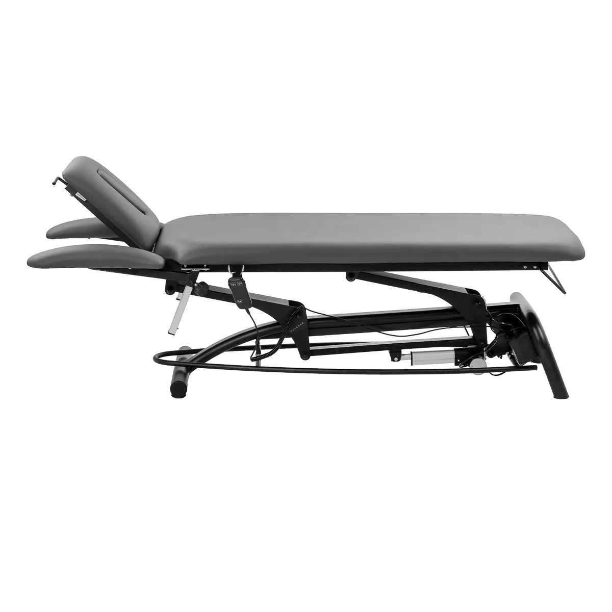 Balance Novus 4 Electric Massage & Physiotherapy Bed Grey - full product view on a white background
