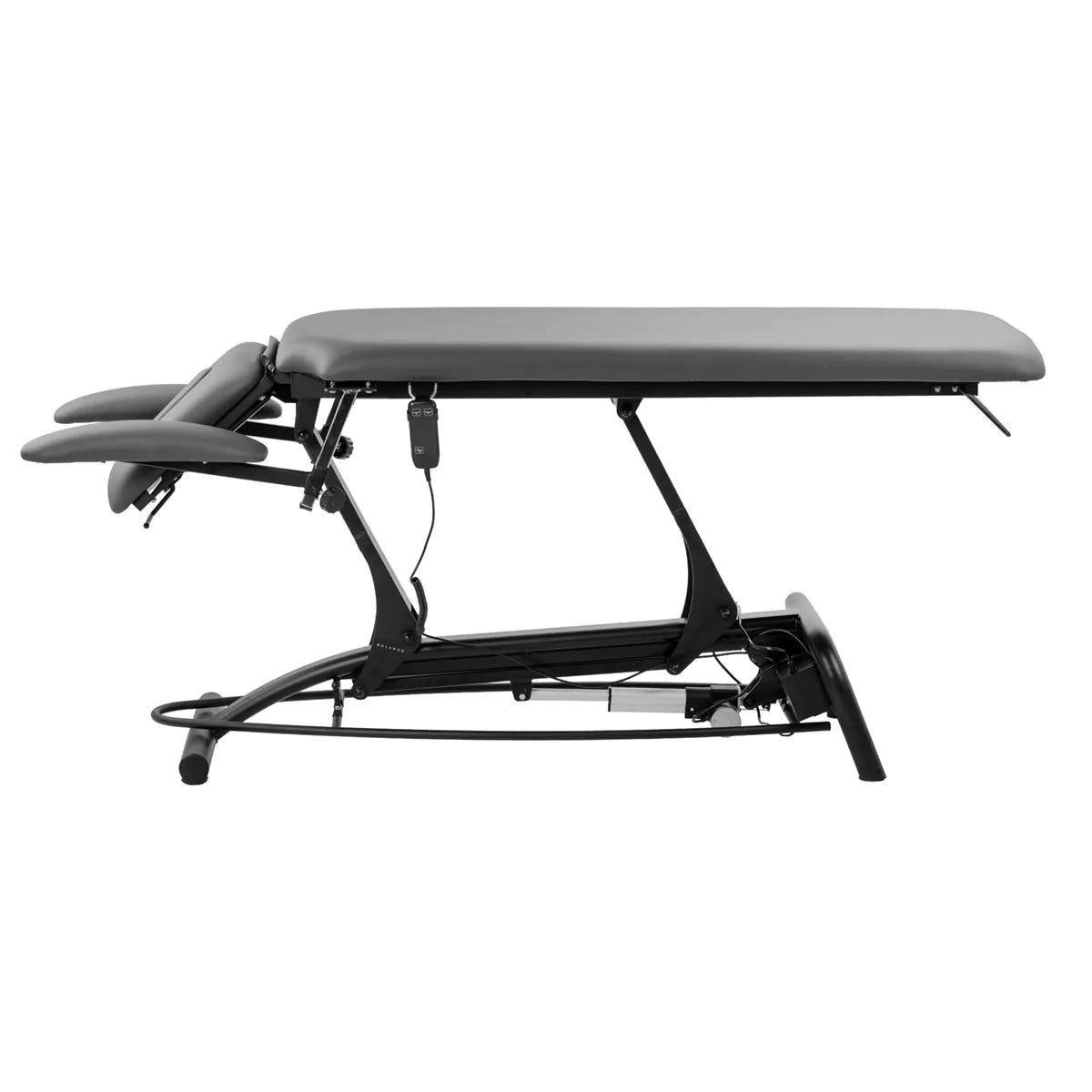 Balance Novus 4 Electric Massage & Physiotherapy Bed Grey - full product view on a white background