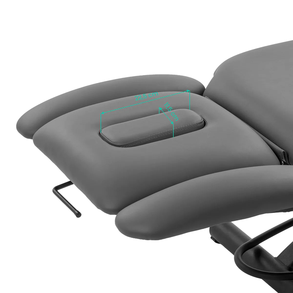 Balance Novus 4 Electric Massage & Physiotherapy Bed Grey - displayed in a professional treatment-room setting
