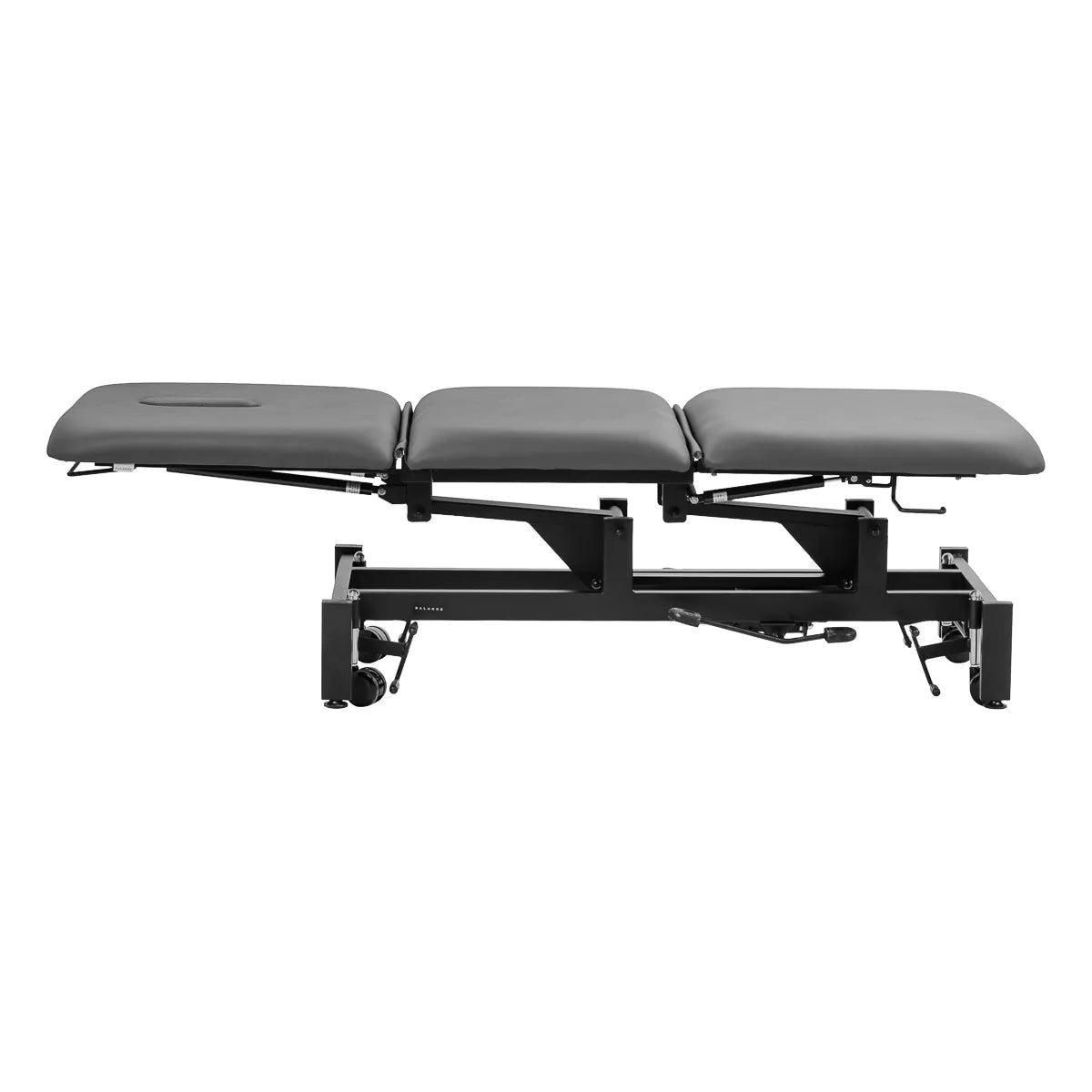 Balance Solidum 3 Hydraulic Massage & Physiotherapy Bed Grey - full product view on a white background