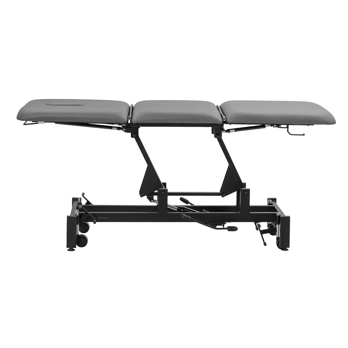 Balance Solidum 3 Hydraulic Massage & Physiotherapy Bed Grey - full product view on a white background