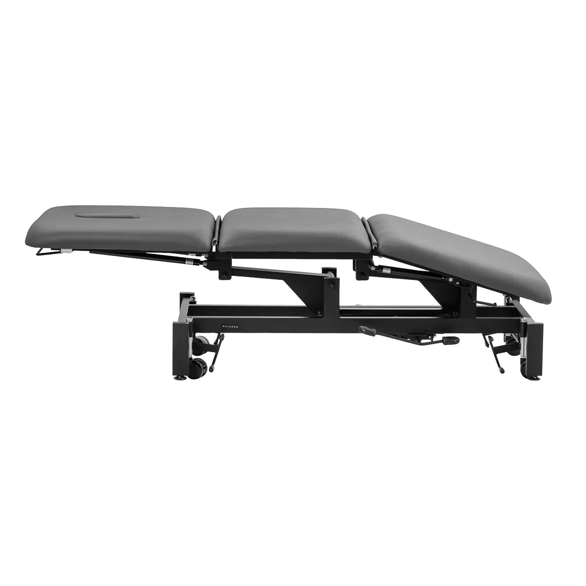 Balance Solidum 3 Hydraulic Massage & Physiotherapy Bed Grey - full product view on a white background