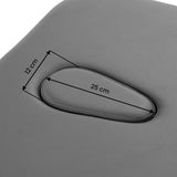 Balance Solidum 5 Hydraulic Massage & Physiotherapy Bed Grey - close-up of the upholstery and construction details