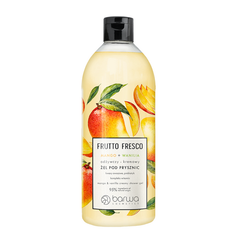 Barwa Frutto Fresco Nourishing Shower Gel Mango & Vanilla - isolated on a white background