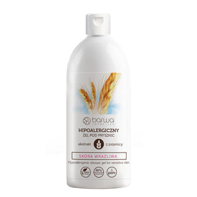 Barwa Hypoallergenic Shower Gel with Wheat Extract for Sensitive Skin - isolated on a white background