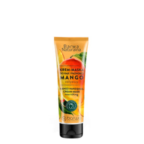 Barwa Mango Nourishing Hand & Nail Cream - isolated on a white background