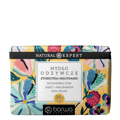 Barwa Natural Expert Nourishing Soap Bar Daisy & Niacinamide - isolated on a white background